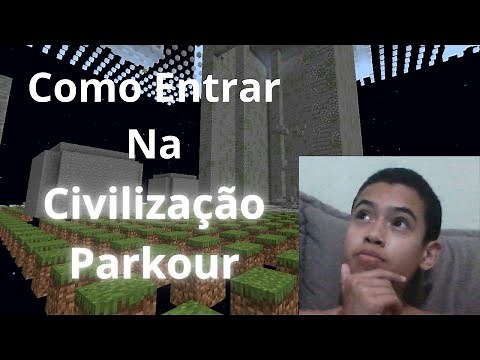 COMO ENTRAR NA CIVILIZAÇÃO PARKOUR (Bedrock) - Leia a descrição!