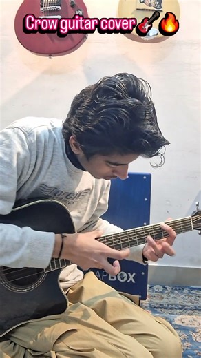 Learning crow by jin san kim part 1 🎸🔥 #shorts #music