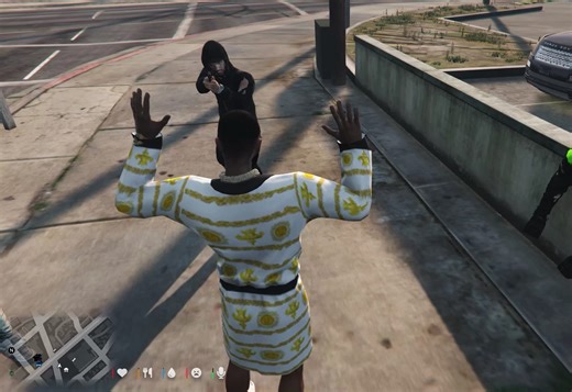 GTA5 FiveM DripRP芝加哥街区之Thome要抢劫我