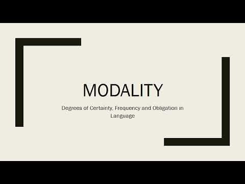 Modality