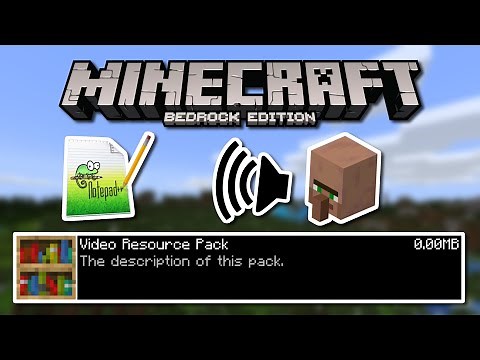 Sound Basics - How to Make Minecraft: Bedrock Edition Resource Packs