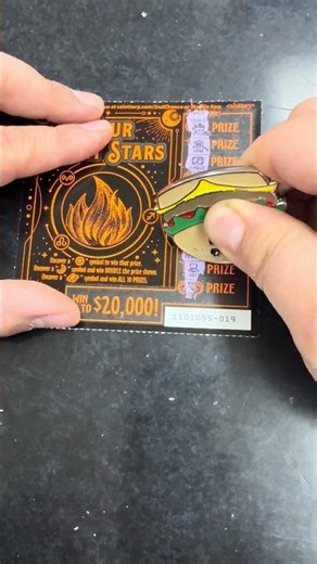 One & Done Your Lucky Stars California Lottery Scratcher🤞🍀🍀🍀