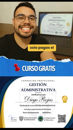 📌CURSO GRATIS - GESTIÓN ADMINISTRATIVA Haga clic para obtener más información | Free Courses
