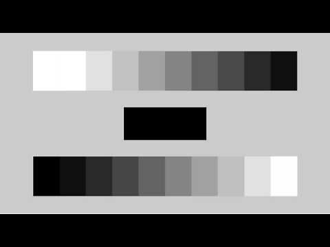 Greyscale - Black and White Test Pattern / bars for TV