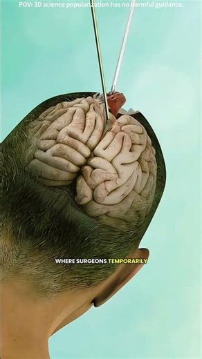 How craniotomy surgery is performed (3D animation) #drone #science #3danimation #theflash #stemplay