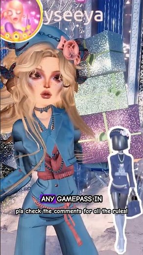 FREE DTI GAMEPASSES 🎄 CHRISTMAS OUTFIT CHALLENGE #shorts #dti #roblox