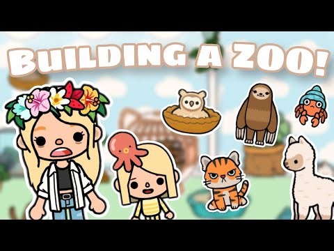 Building a ZOO in TOCA BOCA! *FREE!* 🐬 | Toca World 🌍 | Flora 💫