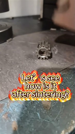 Strength comparison of PM gears Before&After sintering