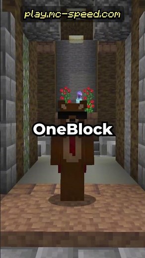 Best One Block Cross play Server 🏝️ | #shorts #minecraft
