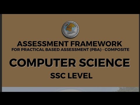 Assessment Framework PBA-Composite SSC Level Explanation #computerscience #ssc #2026