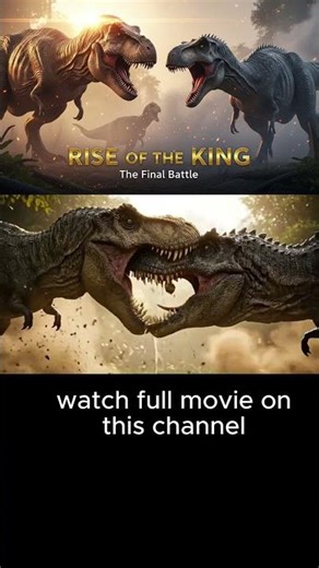 RISE OF THE KING | Epic T-Rex vs Giganotosaurus Final Battle Trailer | Dinosaur Movie Clash 2025