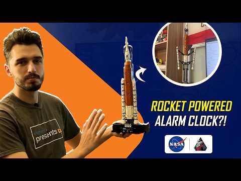 Wake Up to an Artemis II Launch - The World's Loudest LEGO Alarm Clock!