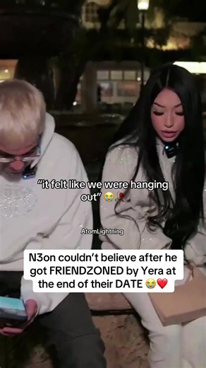 N3on couldn’t believe after he got FRIENDZONED by Yera at the end of their DATE 😭❤️ #n3on #yera #amandasolis @YeraOfficial