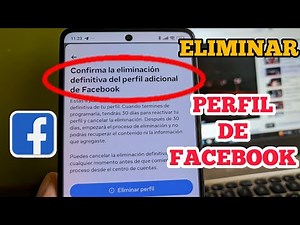 How to delete an additional Facebook profile / delete a Facebook profile without deleting the mai...