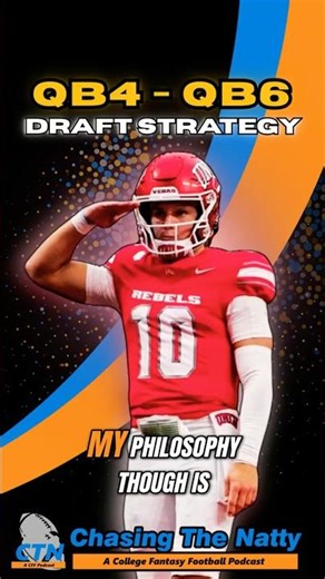 2026 CFF 30-Round Mock • QB4-QB6 strategy: swing for upside. #CFF #collegefantasyfootball