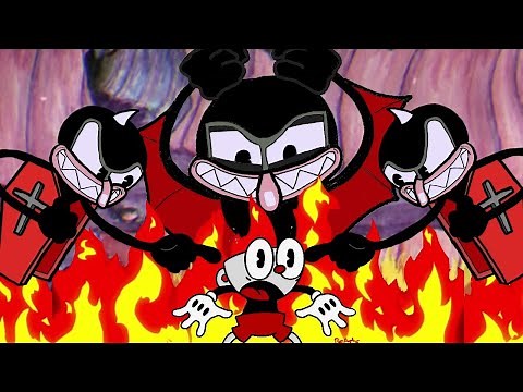 The Devil Bat Boss Battle Unreleased Cuphead Boss