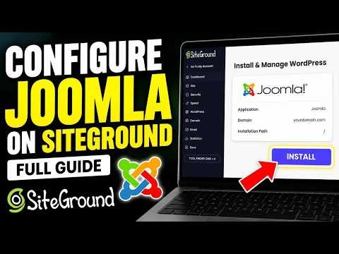 How to Configure Joomla on SiteGround - Full Guide