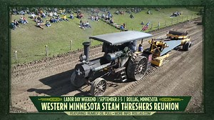 30K views · 763 reactions | Just a week away! Don't miss a great event. Since 1954 generations of steam threshermen and women get together to relive the tradition of the good old days and bring the past to life. This year featuring the Rumely Expo with tractors, steam engines and equipment. Come and visit the exciting, fun filled weekend for the whole family! More at https://rollag.com/ WMSTR - Western Minnesota Steam Threshers Reunion | Classic Tractor Fever | Facebook