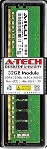 Amazon.com: A-Tech 32GB RAM for ASUS Prime B460-PLUS, H410M-A/CSM, H410M-K, H410M-R, H470M-PLUS/CSM, H470-PLUS, X299 Edition 30, Z490M-PLUS | DDR4 3200MHz PC4-25600 DIMM Non-ECC UDIMM Memory Upgrade : 電子