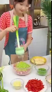 4 in 1 Handheld Vegetable Cutter Set, Vegetable Chopper, Garlic Mud Masher, Garlic Mud Masher, Multifunctional Chopper Vegetable Cutter for Garlic Pepper Chili Onion Celery Ginger Meat