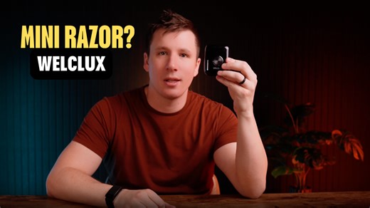 Watch Welclux Mini Razor is actually an insane daily shaver! on Amazon Live