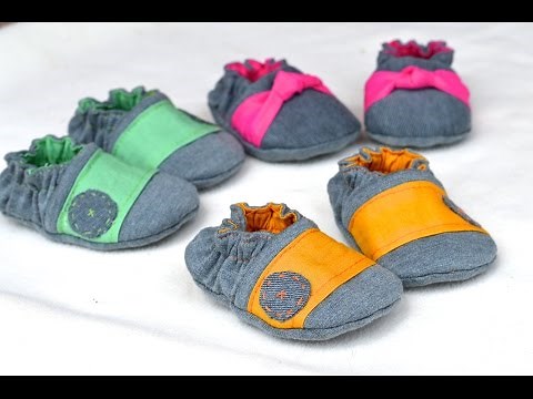 How to Make Baby Shoes - Reversible Crib Shoe Style!