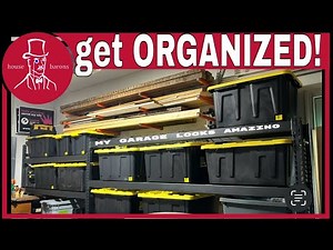 How to Organize a Garage with Shelving Unit | Add Shelves for Storage