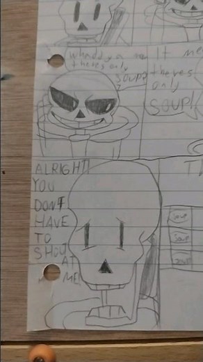 WHY ARE YOU BUYING CLOTHES AT THE SOUP STORE?! #papyrusundertale #undertale #sans #funny