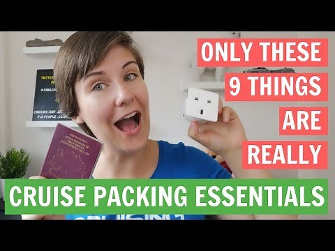 Cruise Packing Tips: Cruise Essentials 2019