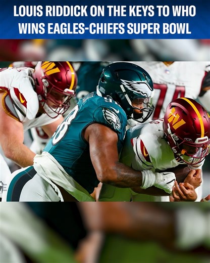 78K views · 706 reactions | ESPN’s Louis Riddick breaks down what it will take for the Eagles to edge the Chiefs in the Super Bowl. He highlights everything from explosive offenses to lockdown defenses—what's the game-changer in your eyes? | The Rich Eisen Show | Facebook