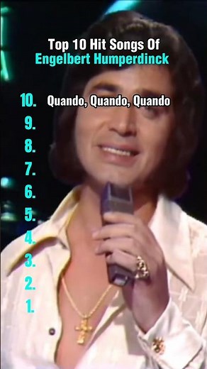 TOP 10 HIT SONGS OF ENGELBERT HUMPERDINCK 🎶✨ #classichits #retromusic #vintagemusic #songs #music