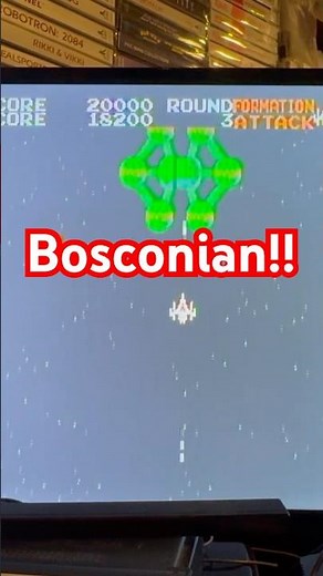 Got a high score first try on Bosconian! #shorts