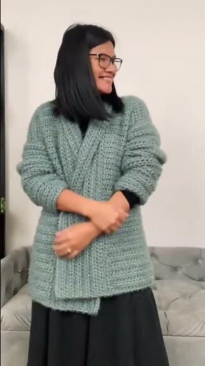 Super easy crochet cardigan pattern - Free crochet pattern XS-XXL