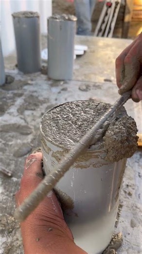 Concrete samples for the Lab testing. Amazon Warehouse Project.