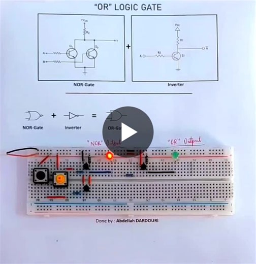 #digitallogic #electronics #learning #engineeringfundamentals #hardware #logicgates #transistors | Abdellah DARDOURI