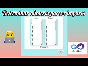 Determinar los números Pares e Impares| Visual Basic 2010