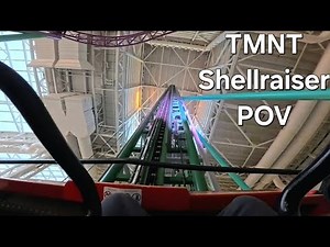 TMNT Shellraiser 4K HD POV World's Steepest Rollercoaster, Nickolodeon Universe, East Rutherford NJ