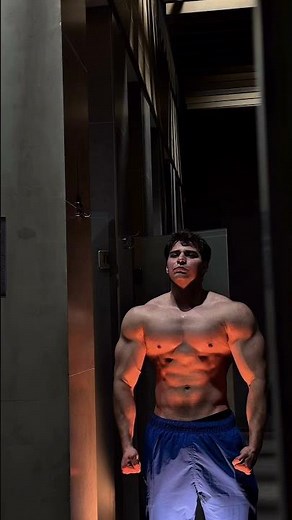 Shredded & Aesthetic – Young Muscular Guy Shows Off Ripped Abs - axelmguerra #aesthetic #fitness