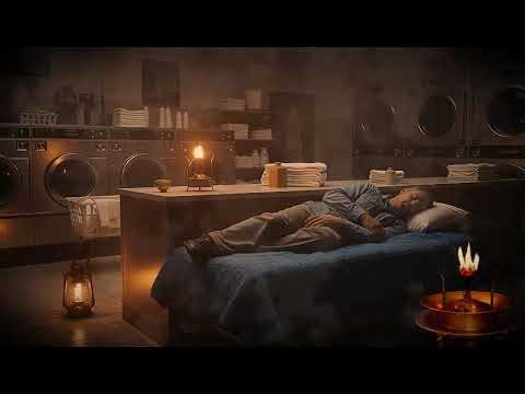 ضوضاء بيضاء احلي نومة في المغسلة صوت الباجور والغسالة ASMR White Noise Laundry & Gas Stove Ambiance