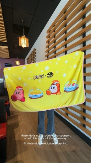 ☁️ Kirby and Waddle Dee fans, don’t miss this cozy surprise! 🛌💖 One week countdown! Starting Wednesday, January 14, dine in as a Kura Sushi Rewards Member and grab the exclusive Kirby Blanket, while supplies last! ✨ Wrap yourself in magic from Dream Land and collect this adorable prize before it’s gone! 🌈 Also, don't miss out on our other Bikkura Pon prizes: 🎀Cable Band 💫Acrylic Charm with Pedestal 🧼Microfiber Cloth #revolvingsushi #conveyorbeltsushi #kirby #kirbykirbykirby #BikkuraPon #ki