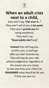 2.8K views · 28 reactions | When an adult cries next to a child... | Lead to Happiness | Facebook