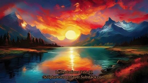 Lamentations 3:22-23 - Daily Bread - Daily Devotional - Faith - ScriptureScreensaver.Substack.com | Paul Meriweather