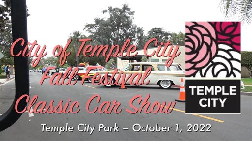 October 1, 2022 – Fall Festival Classic Car Show
