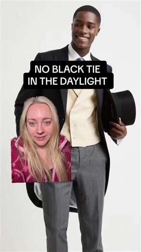 don’t get mad at me buuuuut you cannot have black tie wedding at 2pm 🫣 here’s why, and the dress code you’re looking for instead! lmk if you want a full breakdown of morning attire! 👀 #dresscode #weddingguest #blacktie #blacktiewedding