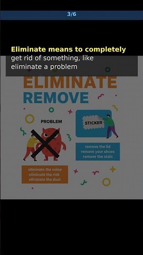 ELIMINATE vs REMOVE: English Words You Need