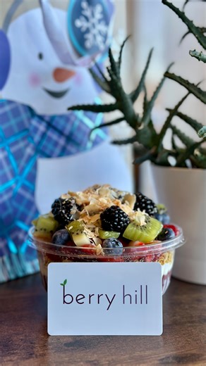 greenville360 on Instagram: "Our Local #greenville360 Gift Series begins @berryhillblends 🎅🏼🎁. Gift cards available for açaí bowls, protein shakes & smoothies, weekly specials & more! Berry Hill is locally owned & family run at 215 Pelham Rd. in GVL📍right next to @burnbootcampgreenvillesc, @tropicalgrille & below @tipsytacoofficial near Publix. Open Monday-Friday 8am-8pm, Saturday 8am-3pm & closed Sunday."