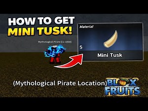 How to Get Mini Tusk in Blox Fruits | Roblox