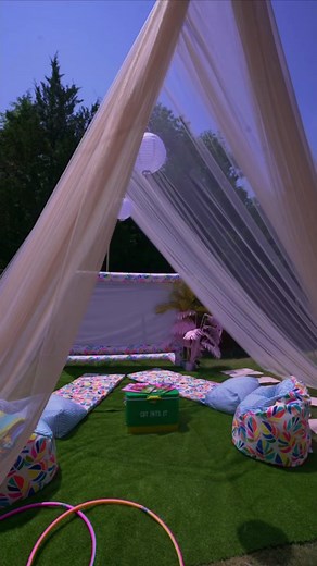 Two summer backyard parties in 2 days? Let’s get in to it! @Tabitha Brown ‘s new collection at @target is bright, modern and super easy to style. I loved bringing more color to my backyard to keep everyone’s spirits high! Definitely visit your local target or shop online for this collection! #TargetPartner #TargetTabCollab #backyardvibes #backyarddecor #backyardtransformation #patiodecor #partydecor