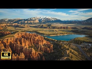 Wyoming's Wildest Landscapes: 4K Drone Views of the American West