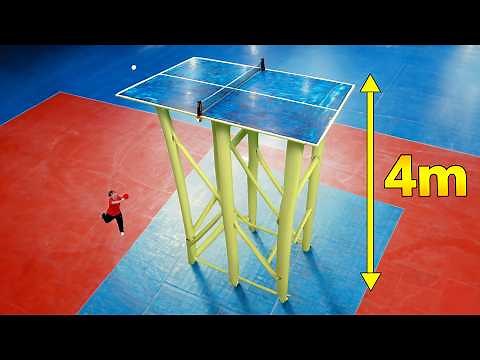 World's Highest Ping Pong Table